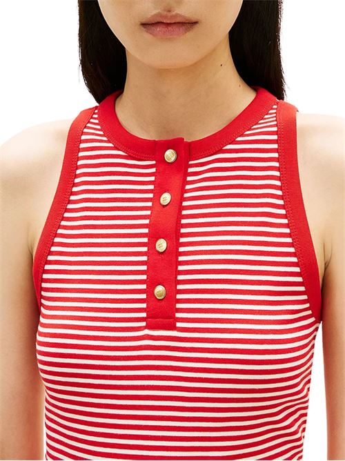 Canotta con bottoni dorati Tommy Hilfiger | WW0WW492510EY